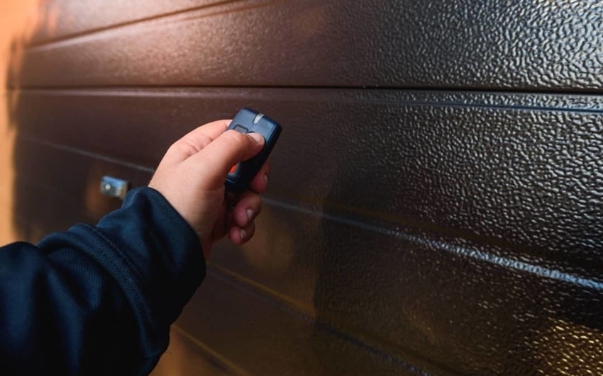 Trying to open a garage door