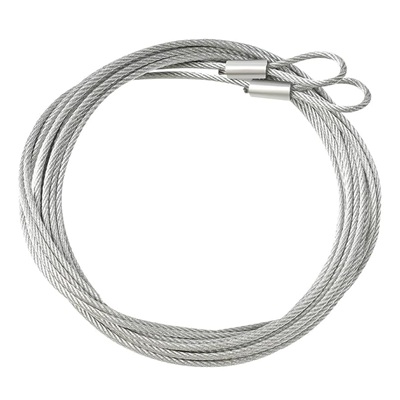 Steel garage door cables