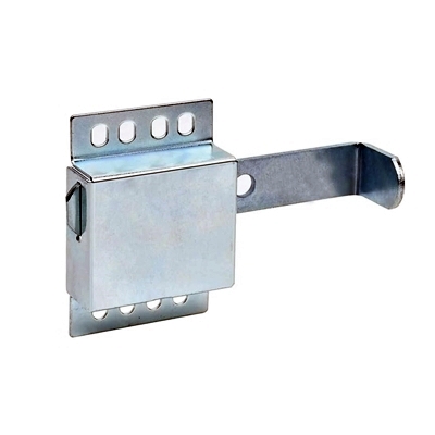 Stainless steel overhead door slide lock