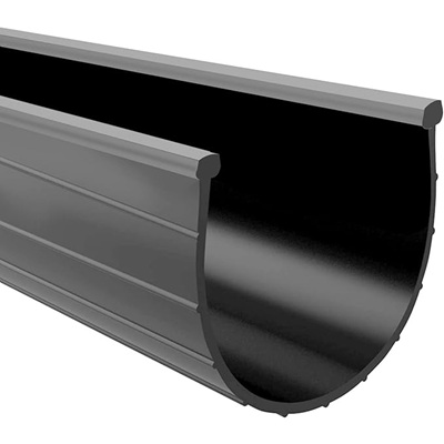 Stainless steel overhead door tracks