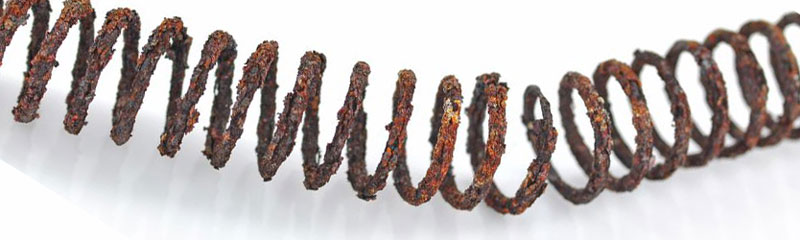 Rusted out spring