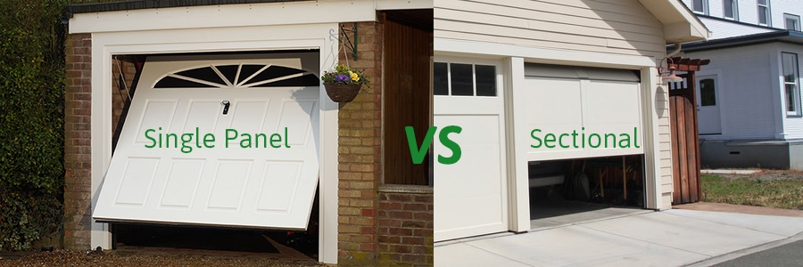 Single Panel Vs Sectional Garage Doors